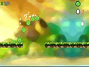 Green Pigs' Back Home free online puzzle game, physics game with green pigs, trajectory based egg collection game
