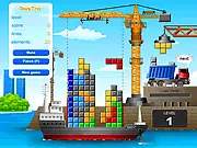 Play Docktris free online puzzle game on PlayArcadeHub. Falling block game screenshot with high score.