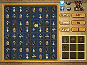 Egyptian Tiles Match free online match 3 puzzle game with ancient symbols