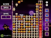 Halloween Clix free online match-3 puzzle block game playarcadeh hub