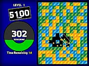 Blokz 2 free online puzzle game screenshot with multi-colored blocks