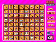 Play Cosmetics Connect It online free matching puzzle game with makeup items