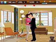 A Quick Kiss free online game, kissing game, clicker game of stealth and timing, PlayArcadeHub