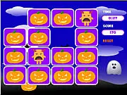 Play Spooky Creatures Memory Game free online, Halloween card matching puzzle, spooky monsters brain game