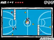 Boy and Girl free online co-op game screenshot showing the two player characters working together to solve a platform puzzle