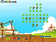 Play Angry Bird Counterattack Free Online, Physics Puzzle Game, Slingshot Bird at Pigs Structures