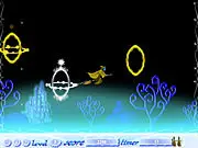 Magic Rings free online witch flying and scoring arcade game on PlayArcadeHub