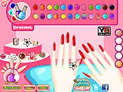 Play Cool Summer Nails: Manicure & Accessories, a free online game about designing summer nail art and rings