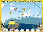 Freaky Cows Gold Mania free online puzzle game, wacky physics game, play freaky cows sequel on PlayArcadeHub