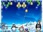 Polar Fireworks free online bubble shooter puzzle game on PlayArcadeHub