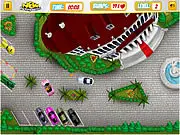 Luxury Parking Simulator free online game, driving and parking expensive cars without crashing on PlayArcadeHub