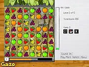 Three Fruits free online match 3 puzzle game, click and line up fruits, Play Three Fruits on PlayArcadeHub