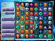 Play Funny Underwater World Match 3 free online game with colorful fish, bubbles, and sea creatures