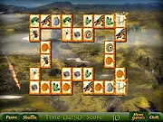 Dinosaurs Life Mahjong free online tile matching game