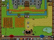 Hordes of Hordes tower defense game screen showing placed traps and units attacking waves of creeps moving through a maze