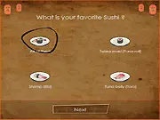 Play My Sushi Quiz online free, what is my sushi personality test, fun online personality quiz, PlayArcadeHub free game