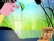 Play Larva Dream free online, point and click puzzle game, little caterpillar scientist, build a helicopter
