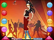 Party Girl Dress Up free online fashion game screenshot, dressing up a girl with stylish party clothes on PlayArcadeHub