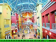 Hidden Numbers Shopping Mall free online game screenshot showing hidden numbers