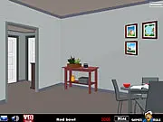 Artistic Room Escape free online puzzle game screenshot, solving puzzles to escape a colorful room on PlayArcadeHub