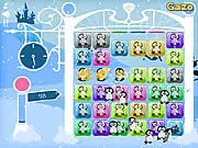 Free Penguin Rescue online game for kids and adults, matching three ice blocks puzzle game
