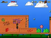 Spy One B free online platformer game, control a spy to jump and collect suitcases
