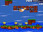 Rock N Load free online shooting game screenshot, action arcade game protect the balloons, play intense vertical shooter