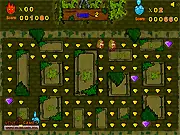 Ice Man and Fire Man Labyrinth free online co-op puzzle game action screenshot