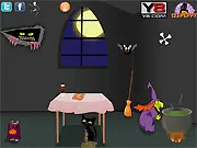Play Halloween Party Room Decor free online game. Help the witch decorate and arrange objects in her room for a clean and spooky party.