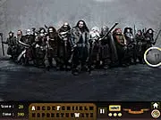 The Hobbit: Hidden Alphabet online free puzzle game, searching for hidden letters in a fantasy image