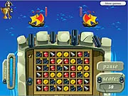Protecting The Forts free online match-3 puzzle game against pirate ships