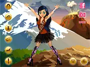 The Rattler game image featuring a character with serpentine eyes and a fierce, scale-themed costume or outfit.