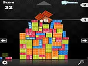 Free online game Stackle where players stack limited blocks to build a tall tower on PlayArcadeHub.