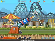 Pogo Jumper free online robot upgrade and distance game on PlayArcadeHub