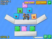 Play Blockoomz free online physics puzzle game, remove blocks and protect the stars to earn medals