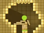Play Blob and Blocks 2 free online, cute green blob physics puzzle game