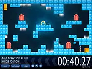 Screenshot of This is the Only Level 3 free online game, showing the elephant character and a simple platform environment with the exit door on PlayArcadeHub