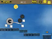 Cheese Collector free online physics puzzle game featuring a mouse trying to get a block of cheese