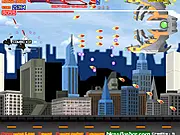 Play Armored Ashura Ultimate free online horizontal shooter game with ship upgrades