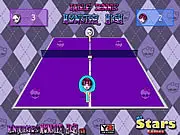 Monster High Table Tennis free online Ping Pong game featuring Draculaura and Frankie Stein