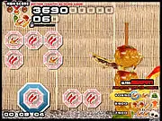 Screenshot of Japanese Snacks Match game showing pairs of traditional snacks like Tempura and Yaki-Ika on playing cards