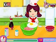 Chicken General Tso free online cooking game recipe tutorial Chinese food PlayArcadeHub