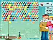 Christmas Bubbles free online bubble shooter game, matching 3 or more festive bubbles fast to win on PlayArcadeHub