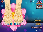 Splendid Legs Makeover free online spa game where you give a model's legs a beauty treatment and pedicure