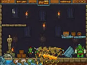 Play Magic Blaster free online physics puzzle game using spells and potions