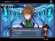 Other Age Second Encounter dating sim game screenshot showing the Prince character and one of the summoned girls from another time