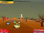 Reverse Race free car racing game screenshot, a car driving backward at high speed on a racetrack, PlayArcadeHub