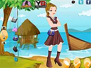 Holiday Girl Dress Up Free Online Vacation Fashion Game