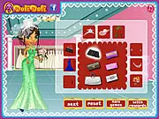 Bridesmaids Lisa and Mina dress-up game online, free wedding fashion game on PlayArcadeHub