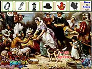 Play Thanksgiving Hidden Objects free online game; finding hidden objects in festive scenes; puzzle game for kids and adults at PlayArcadeHub